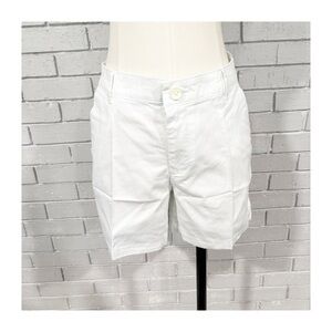 Amazon Essentials Women's Flat‎ Front White Shorts